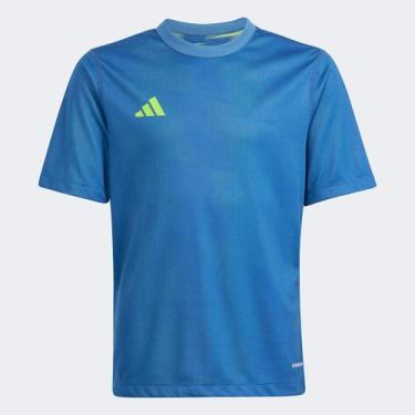 Imagem de Camisa Infantil Adidas Reversível 24 Masculina, Azul, Verde, 7/8A