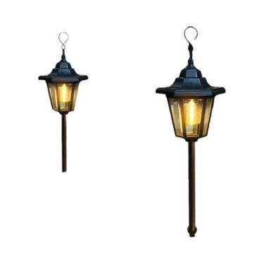 Imagem de Lanterna Solar À Prova D'água, Lâmpada Decorativa Para Exterior, Com A