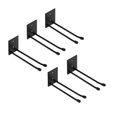 Imagem de Kit 5 Suportes De Parede Para Pendurar Cabos Rodos Vassouras NV803 - B