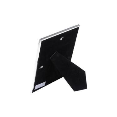 Imagem de Porta Retrato Wolff Bambu Prata de Aço 15cm x 20cm