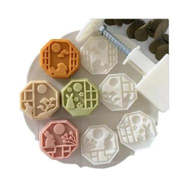Imagem de Conjunto De 4 Moldes De Bolo Em Formato De Coelhinho Para Páscoa, DIY,