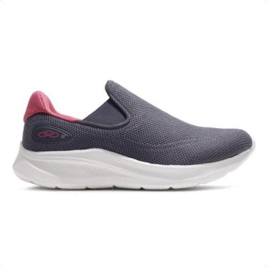 Imagem de Tênis Olympikus Flutua 2 Feminino, 35, Chumbo, Rosa