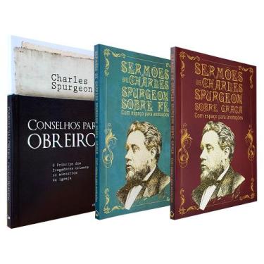 Imagem de Kit Conselhos para Obreiros + Sermões sobre Graça e Fé  Charles Spurge