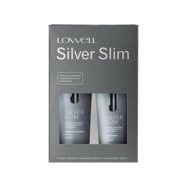 Imagem de Kit Lowell Silver Slim, Shampoo: 240ml Condicionador: 200ml