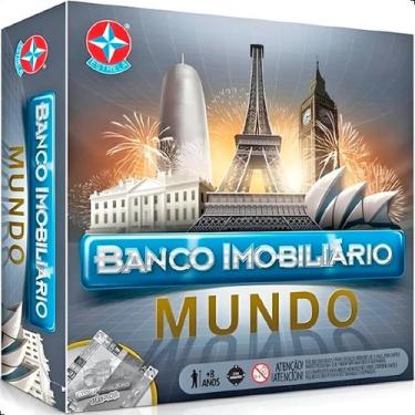Imagem de Jogo Tabuleiro Banco Imobiliário Mundo - Estrela