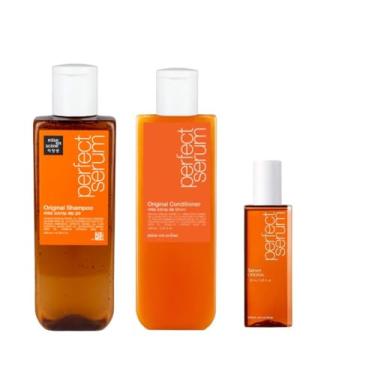 Imagem de Kit Shampoo e Condicionador 200ml + Serum Original 30ml Perfect Serum original - Mise En Scene