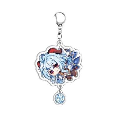Imagem de Chaveiro Acrílico Fofo De Desenho Animado Raiden Shogun Yae Miko Nahid