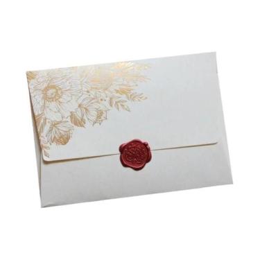 Imagem de Envelope De Papel Perolado Grosso 10un. - Cartão De Papel Especial Com