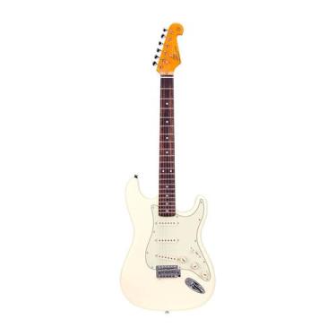 Imagem de Guitarra SX Stratocaster SST62 Branca, Personalizado