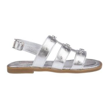 Imagem de SANDÁLIA INFANTIL PAMPILI ESTILOSA VICK PRATA 574026-Feminino