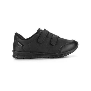 Imagem de Tênis dakotinha p9912 colegial tiras autocolantes -, 33, Preto