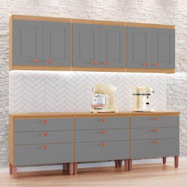 Imagem de Cozinha Luna Modulada Composta por 06 módulos 100 MDF com Armário Aére