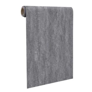 Imagem de 03 Rolos de Papel de Parede Auto Adesivo Cimento Queimado 45cm x 5mt -