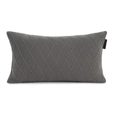 Imagem de Almofada Tricô 30cm x 50cm Altenburg Amara Cinza Aço