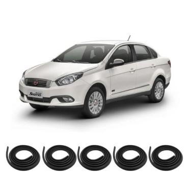 Imagem de Kit Borracha Vedação Das 4 Portas + Borracha Do Porta Malas Grand Sien