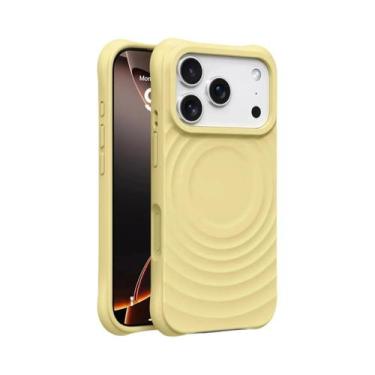 Imagem de Capa De Carregamento Sem Fio Magsafe Para iPhone, Silicone Com Efeito 