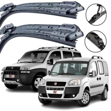 Imagem de Par Palheta Limpador Parabrisa 18" 22" Doblo 2001 á 2017 - NK