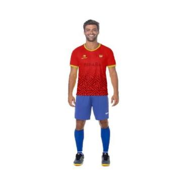 Imagem de Camiseta Topper Espanha - Vermelho, Vermelho, M