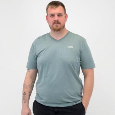 Imagem de Camiseta Red Nose Plus Size Manga Curta Masculina, G1, Verde menta