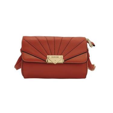 Imagem de Bolsa feminina transversal tiracolo pequena - golden fenix, Laranja, P
