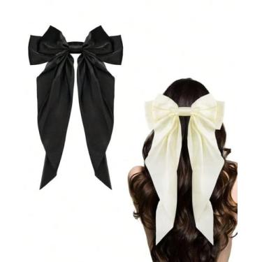 Imagem de Laço princesa em cetin - Moda feminina, Preto