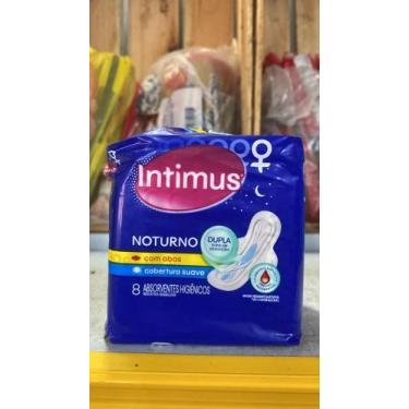Imagem de Absorvente intimus noturno 8 unidades - TRES IRMAOS