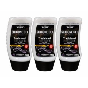 Imagem de Kit 3 Silicone Gel Painel Bucas Perfumado Tradicional 200G - RODABRILL