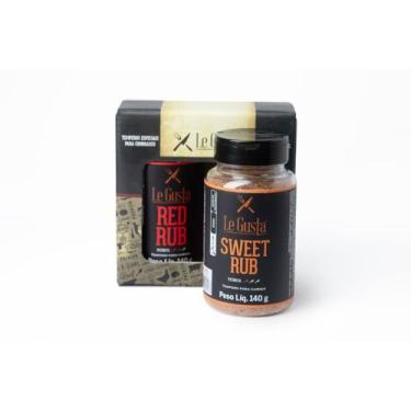 Imagem de Kit Churrasqueiro Temperos Red Rub e Sweet Rub 140g - Le Gusta