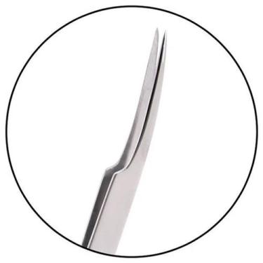 Imagem de Pinça Profissional Reta para Alongamento de Cílios TW-151 Klass Vough