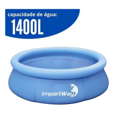 Imagem de Piscina Borda Inflável 1400l Importway Iwpi001