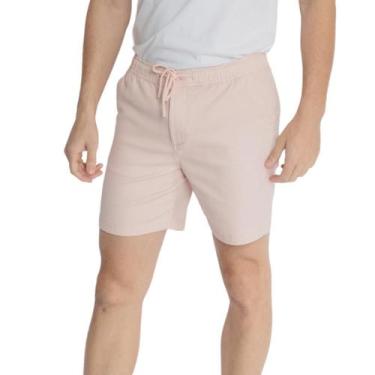 Imagem de Bermuda youngstyle sarja masculino ref: yoube716, Rosa, P