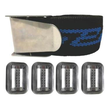Imagem de Cinto de Nylon com 4 Lastros de 500g para Mergulho Pesca Sub - N/A