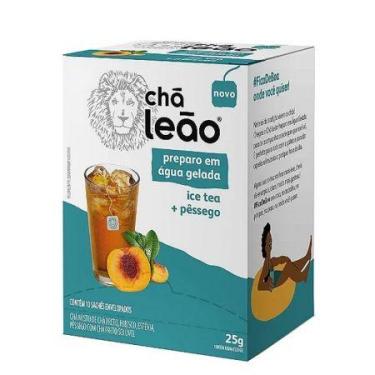Imagem de Chá Cold Brew Ice Tea Pêssego - com 10 unidades - Matte Leão