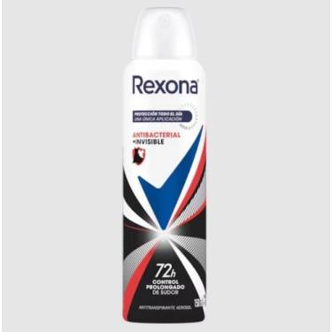 Imagem de Desodorante aerosol antibacterial invisible 150ml rexona