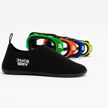 Imagem de Duck Way Sapatilha infantil - Duckway, Preto, 18