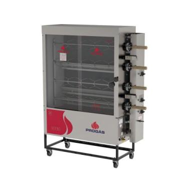 Imagem de Forno Assador a Gás Rotativo Frangueira Industrial PR623 20 Frangos In
