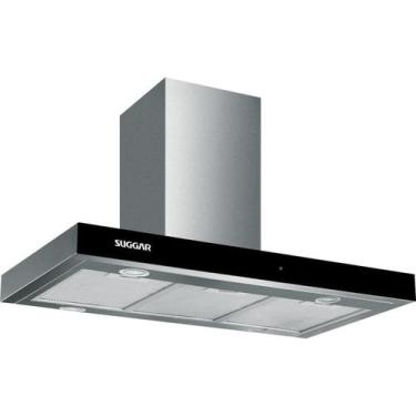 Imagem de Coifa Ilha Granada 90 Cm Inox Suggar, 220V