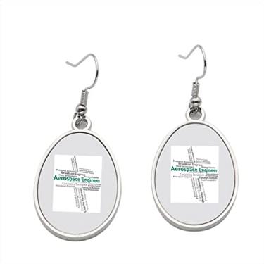 Imagem de Brinco de engenheiro aeroespacial significa mecânica de emprego e contratação – Brincos pendentes para meninas – Presente de festa de aniversário dos namorados