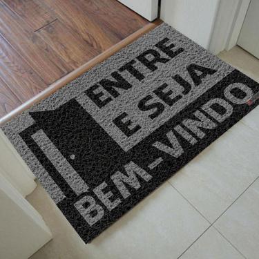 Imagem de Tapete Capacho Personalizado - Entre e seja bem vindo 60x40