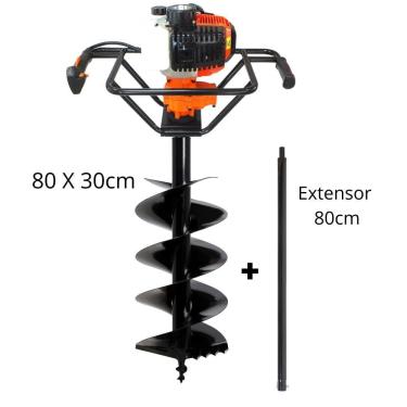 Imagem de Perfurador de Solo Vulcan Trent Vps520 2t 52cc 2,5hp á Gasolina Ideal Para Uso na Agric...