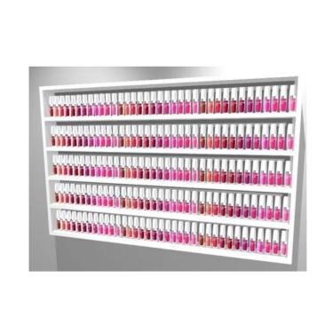 Imagem de Expositor de esmalte BRANCO MDF TX