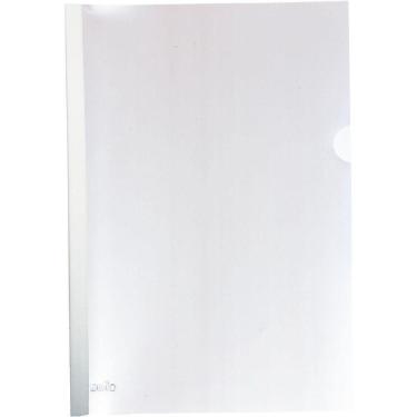 Imagem de Pasta Canaleta A4 Cristal Delloplast Pacote Com 10Un