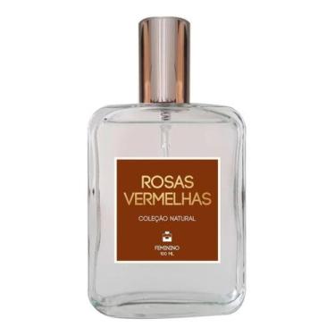 Imagem de Perfume Feminino Rosas Vermelhas 100ml Com Óleo Essencial - Essência D