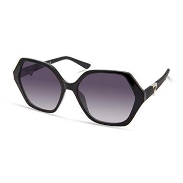Imagem de GUESS Women's GUA00008 Square Sunglasses, shiny black, 57mm