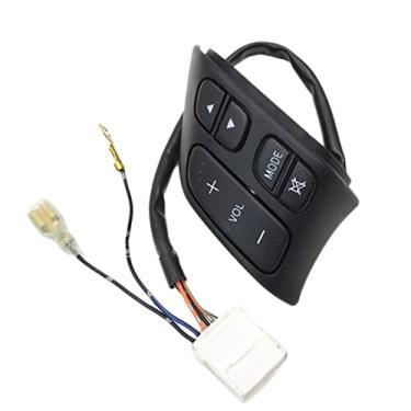 Imagem de DYBANP Interruptor de cruzeiro de carro, para Mazda 3 M5 2005-2010, botão de volante de carro interruptor de controle de volume de áudio
