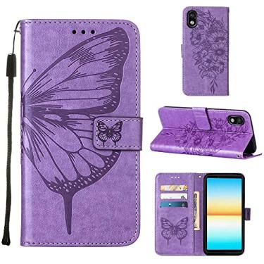 Imagem de YUNCHAO Caixa de telefone Para Sony Xperia ACE III em grau Butterfly Leather Telefone capa para celular