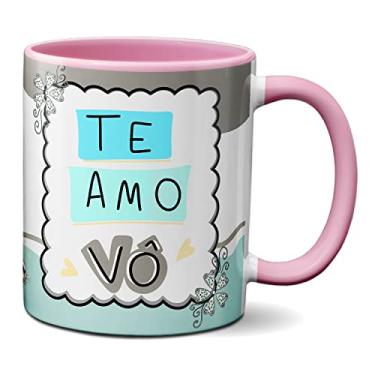 Imagem de Caneca Dia Dos Avôs Xícara De Café Quentinho Te Amo Vô (Rosa)