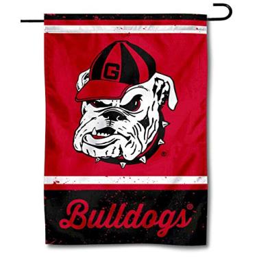 Imagem de WinCraft UGA Bulldogs Throwback Vintage Retro Garden Flag