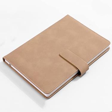 Imagem de A5 notebook engrossado bloco de notas trabalho super grosso diário de papelaria de escritório de negócios, A5 Khaki, 1 peça