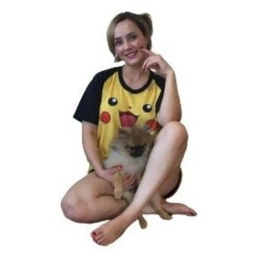 Pijama Kigurumi Pikachu: comprar mais barato no Submarino